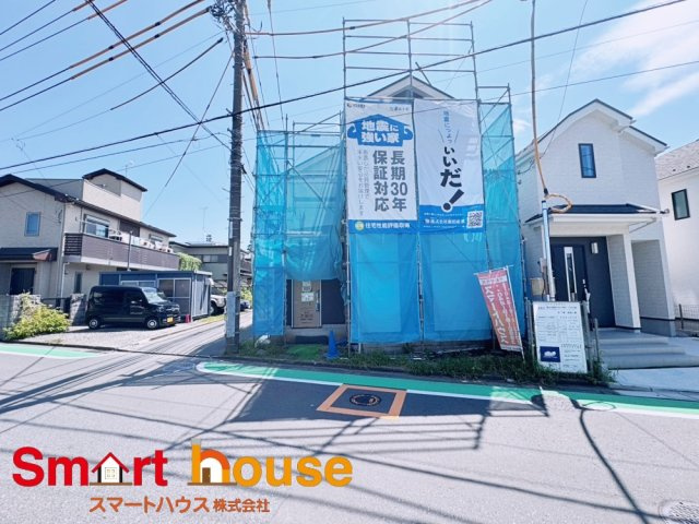 相模原市南区御園5丁目　新築全5棟の前面道路含む現地写真
