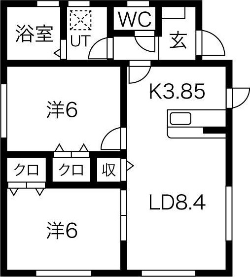 グリーンヴィラの間取り