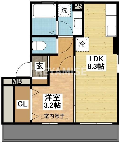 カーサモンターナの間取り