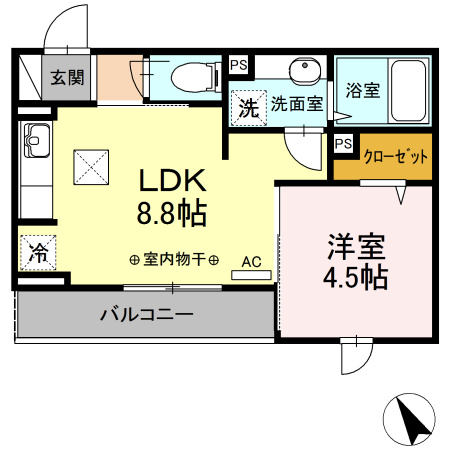 グランシャリオの間取り