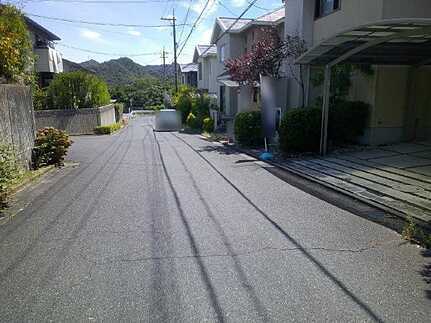 安芸区瀬野西5丁目　の前面道路含む現地写真