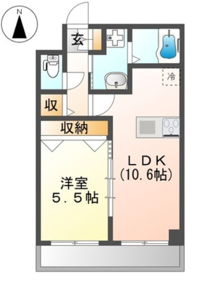 ハピネス本館の間取り