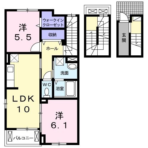 イエ　フェリーチェ　　刈谷市近郊の賃貸ならクラスホーム刈谷店の間取り