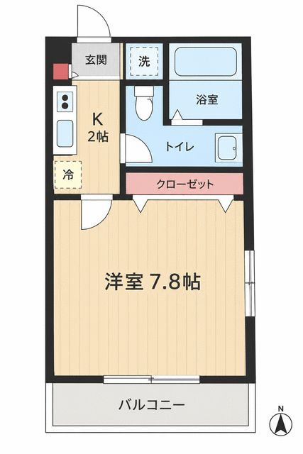 柏市南柏２丁目の賃貸マンションの間取り
