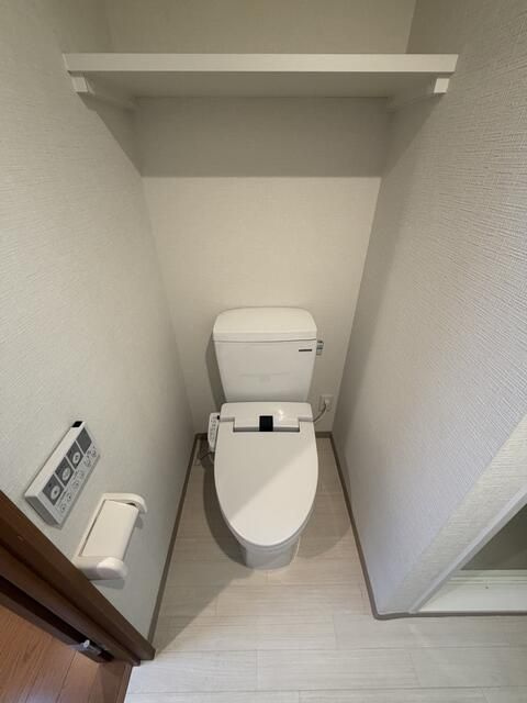 柏市南柏２丁目の賃貸マンションのトイレ