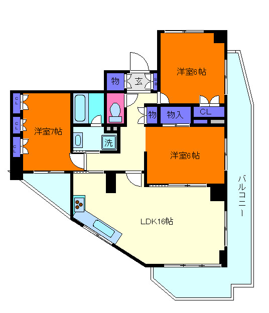 リーベスト芦屋川の間取り