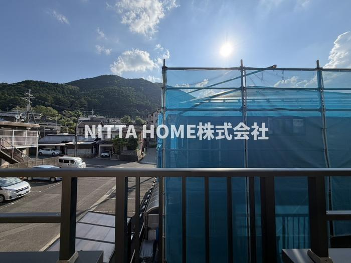 綾部市神宮寺町東谷のアパートの展望