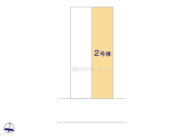 春日部市大沼4期　新築一戸建て　2号棟の区画図
