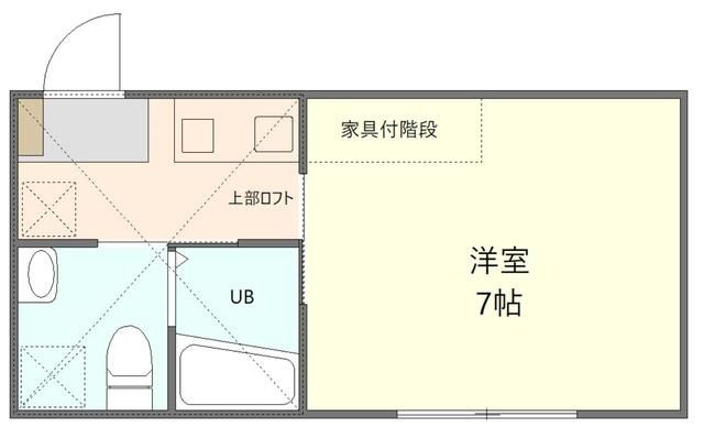 稲城市平尾１丁目のアパートの間取り