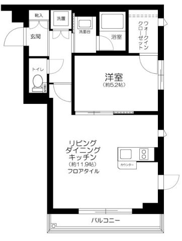 リテラス目黒三丁目の間取り