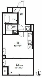 ＧＲＡＮＰＡＳＥＯ　北新宿の間取り