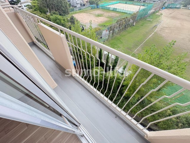 パレ武庫川パートⅡのバルコニー