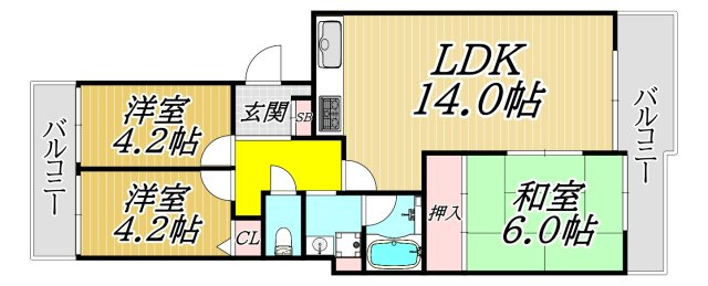 シャルマンコーポ伊丹2号棟