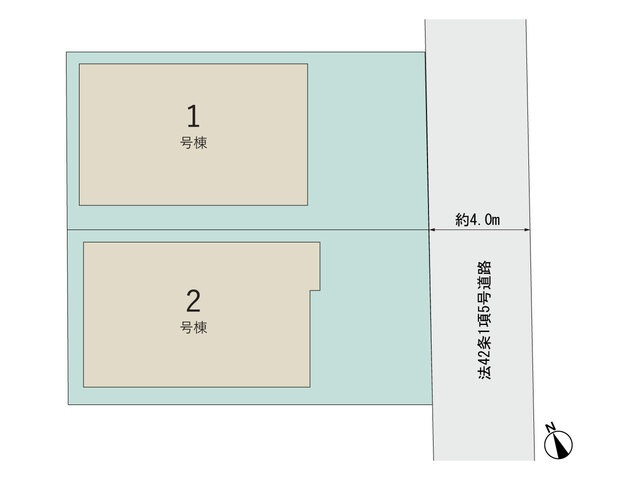 【2号棟　区画図】