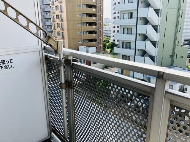 グリーンプラザ東あずまのバルコニー