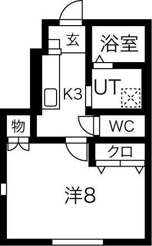 grand parace 台町Iの間取り