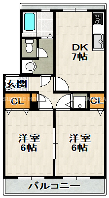 ラムール売布の間取り