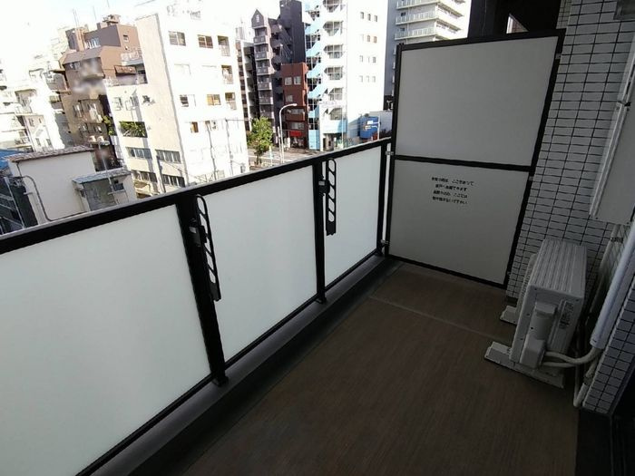 D-room早稲田のバルコニー