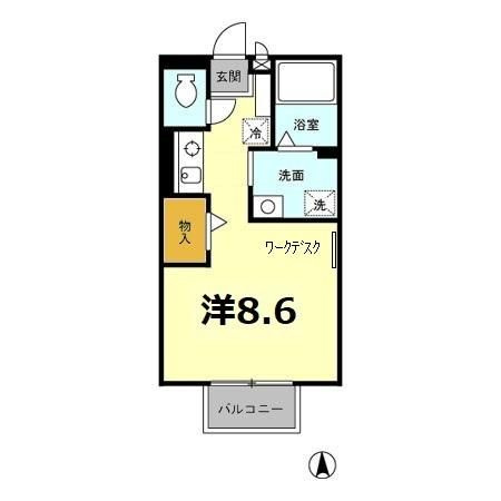 エントピア南長崎の間取り