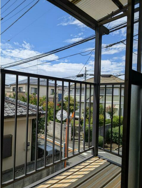 グリーンハウスのバルコニー