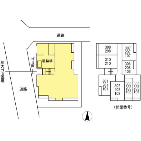 Prendre Simons（プランドール シモンズ）の区画図