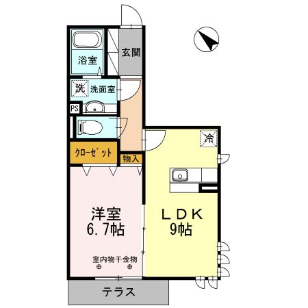 エヌ ヴィレッジの間取り