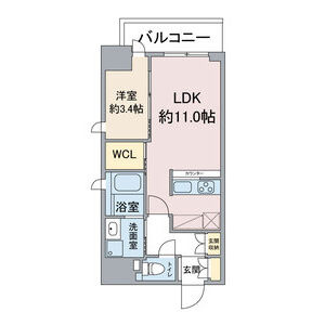 スリーアイランドタワー金山の間取り