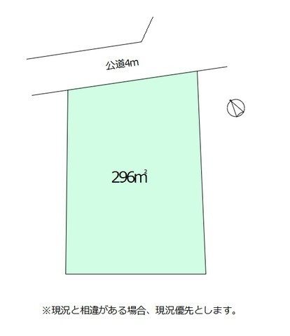 入間郡毛呂山町岩井　売地の土地図
