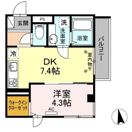 クロワール池袋本町の間取り