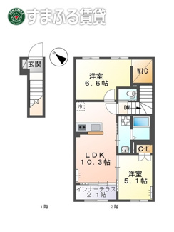 【間取り】 | メゾン・テ・ヴェール　西尾市羽塚町