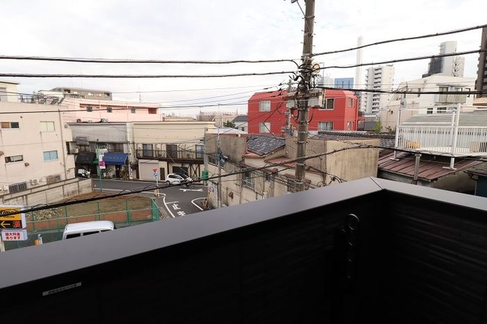 クロワール池袋本町のバルコニー