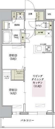 アーバネックス南森町WESTの間取り