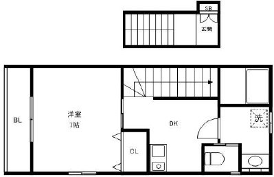 桜レジデンスの間取り|間取りです。