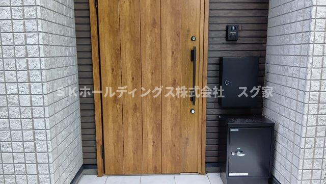 綾部市四季の丘新築戸建て住宅の玄関