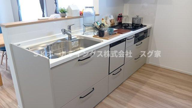 綾部市四季の丘新築戸建て住宅のキッチン