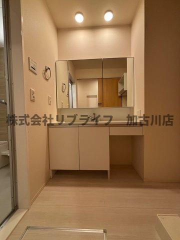 HEIM SPICA　A棟の独立洗面台|※１階の間取りのお写真です※