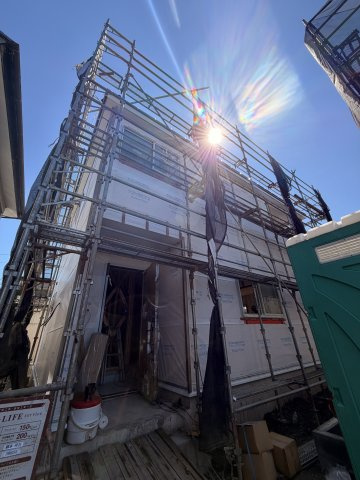 加須市騎西　第1　全2棟　1号棟の外観|2026年9月24日撮影　建築経過を追跡していきます！