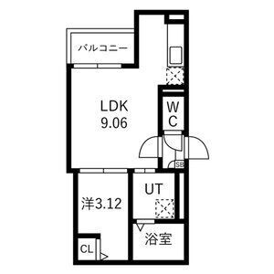 Jack higashimatsuyama Ⅰの間取り