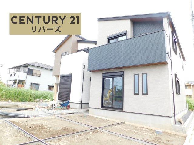 名古屋市中川区富田町大字千音寺字一本松の新築一戸建の外観|◇２号棟◇　　いつでもご案内できます♪（お問合せ当日、平日、水曜、夜間でもＯＫ）　南東角地、陽当たり良好！　駐車並列３台ＯＫ！　3ＬＤＫから4ＬＤＫに変更可　収納豊富なプラン♪　近隣商業施設充実♪