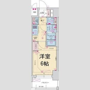 ファステート大阪ドームシティの間取り