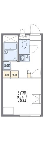 レオパレスキャピタル平松の間取り