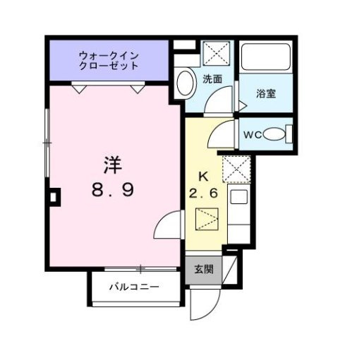 パインヒルズの間取り