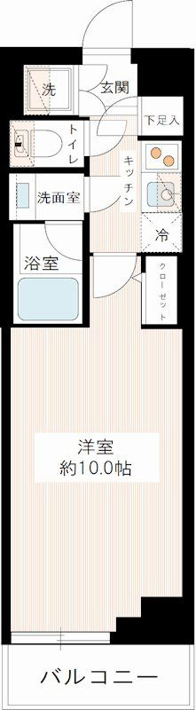 ＭＡＸＩＶ北千住の間取り|間取りです。