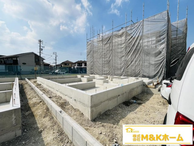 知多市寺本新町2丁目　全4棟　3号棟の外観|R8.10.13撮影　基礎完成です♪　長期優良住宅☆
