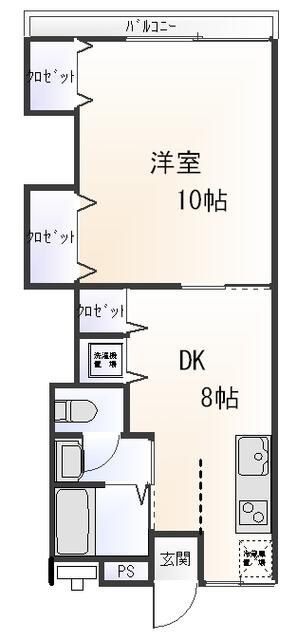 磯崎ハイツの間取り