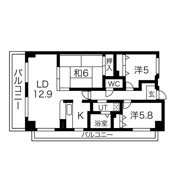 グラシュー森の間取り