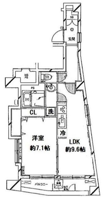 パークウェル方南町の間取り