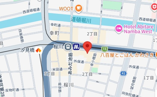 メゾンブランカの地図