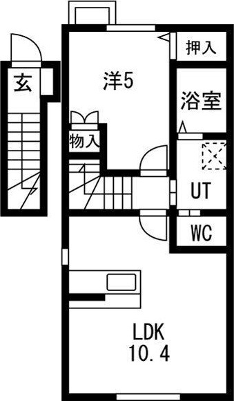 East Village Ⅲ棟の間取り