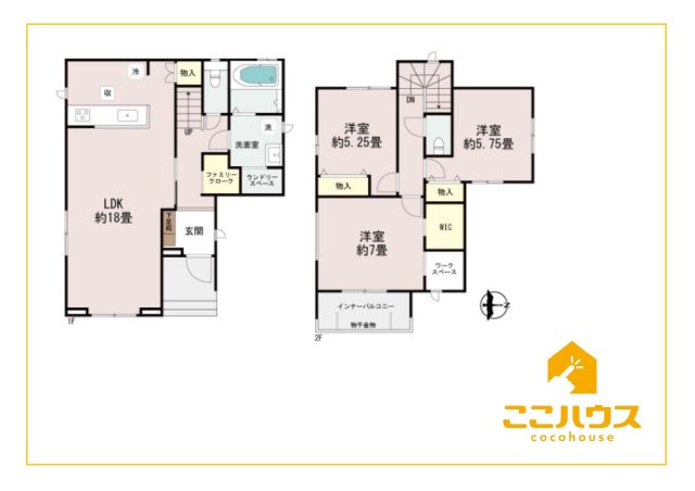 豊見城市我那覇232番　ハートフルタウン　新築戸建て　全2棟　B号棟の間取り|「今から見たい！」当日の見学も大歓迎！
